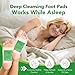 30PCS Foot Pads, Bamboo Vinegar & Bamboo Charcoal with Aloe, Natural Herbal Overnight Foot Care for Relaxation, Deep Cleansing & Comfort, Easy Home Use