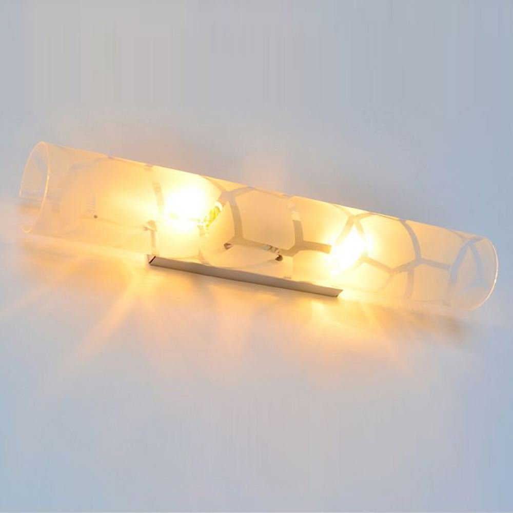 Anti nebbia specchio luci di vetro semplice moda bagno bagno lampada da parete camera da letto comodino lampada da parete (piccolo)