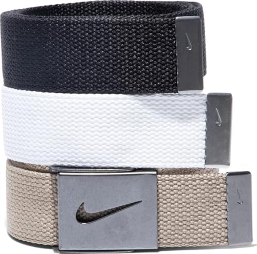 Nike Men's 3 Pack Web Belt