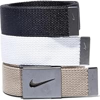 NIKE Cinturón de red para hombre, paquete de 3