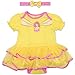 Disney Princess Belle Baby Girls' Costume Tutu Dress Bodysuit and Headband - Yellow