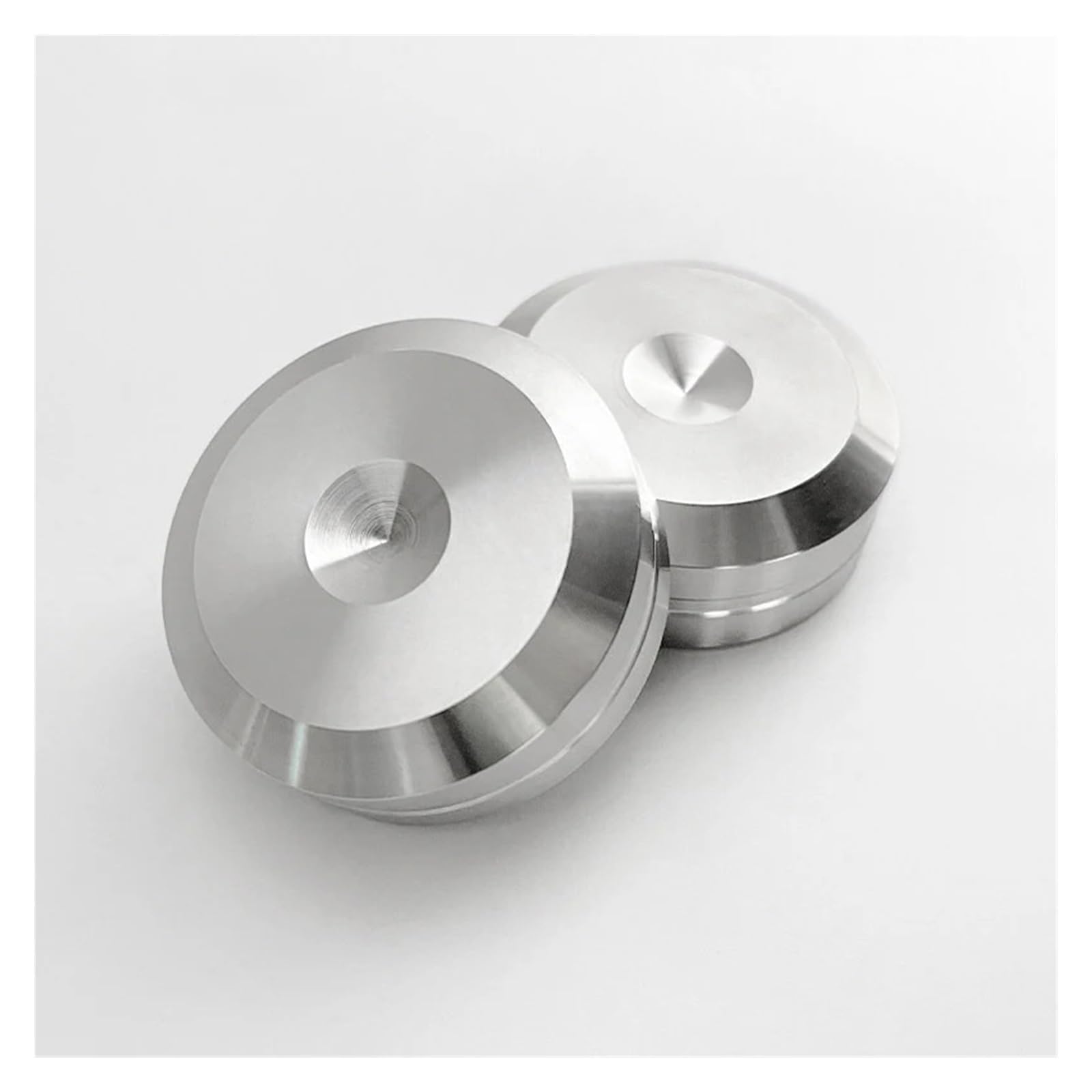 Inox SpeakerSpike 8 piedini con punta smorzante for le vibrazioni | Cuscinetti isolanti in acciaio inossidabile HIFI Audio for supporto for altoparlante da pavimento
