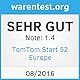 TomTom 1AA5.002.01 Start 52 Europe Traffic Navigationsgerät (10,9 cm (4,3 Zoll), Lifetime Maps, Fahrspurassistent, 3 Monate Radarkameras, Karten von 45 Ländern Europas)