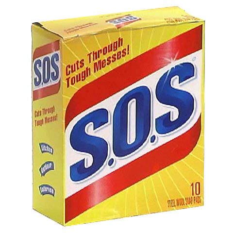 S.O.SSteel Wool Soap Pads 10 pads