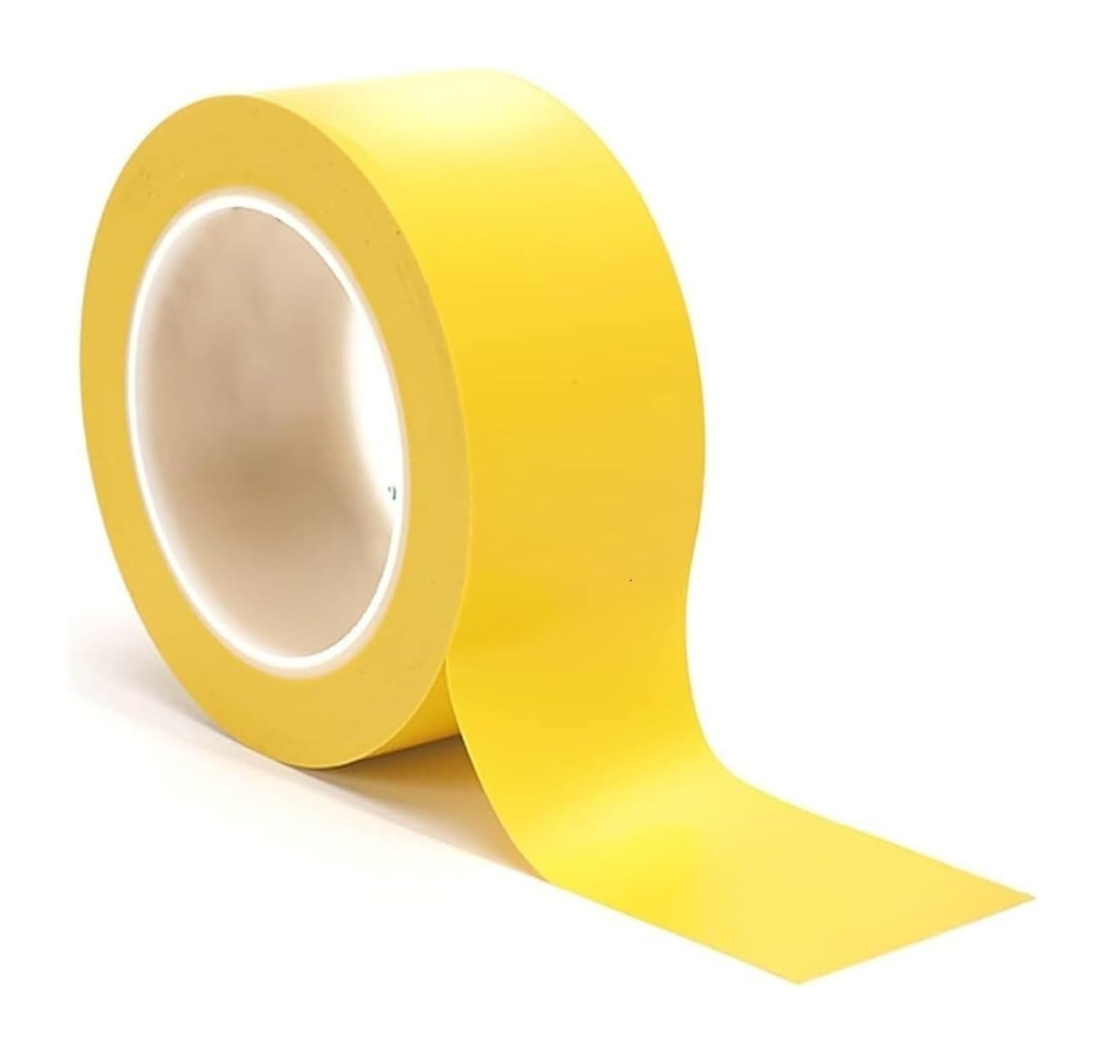 Ruban de marquage au sol, ruban adhésif de marquage au sol, ruban d'avertissement de danger bleu de 20 mm à 150 mm, rouleau de ruban adhésif de marquage en PVC(Yellow,50MM x 33Meter)