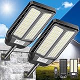 JADIDIS Farola Solar con Mando a Distancia, patio 2 unidades.