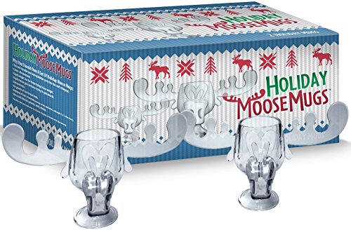 Holiday Moose Mugs - Christmas Vacation Inspired Box Set Of 2