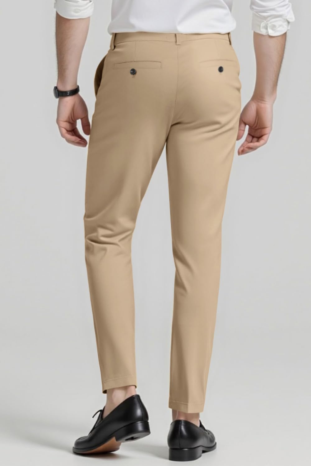 GINGTTO Mens Dress Pants Slim Fit Stretch Formal Pants for Men