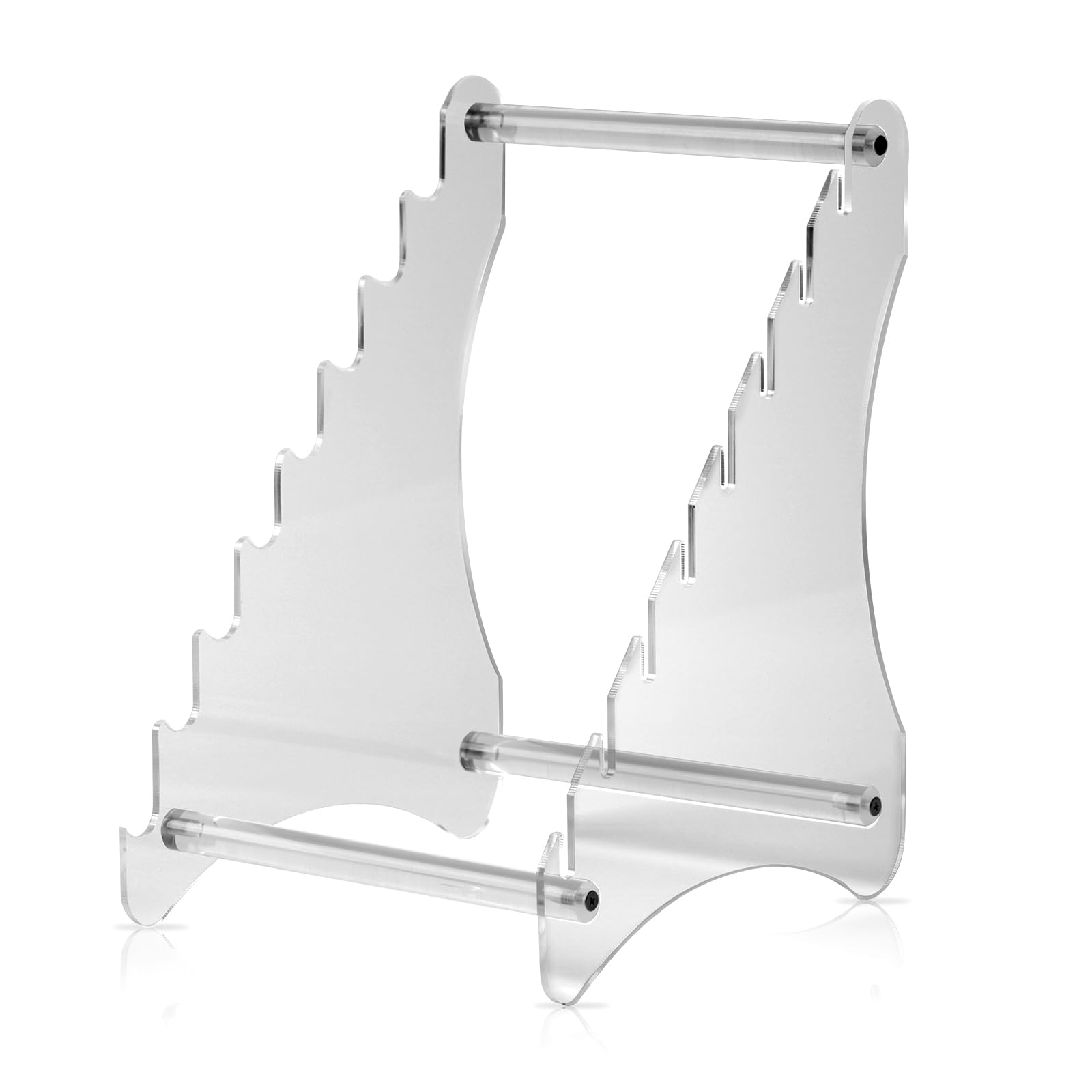 Pack De 10 Soporte Acrílico Transparente Para Exhibir Cuchillos – Ideal Para Coleccionistas, Cocina Y Decoración Rústica