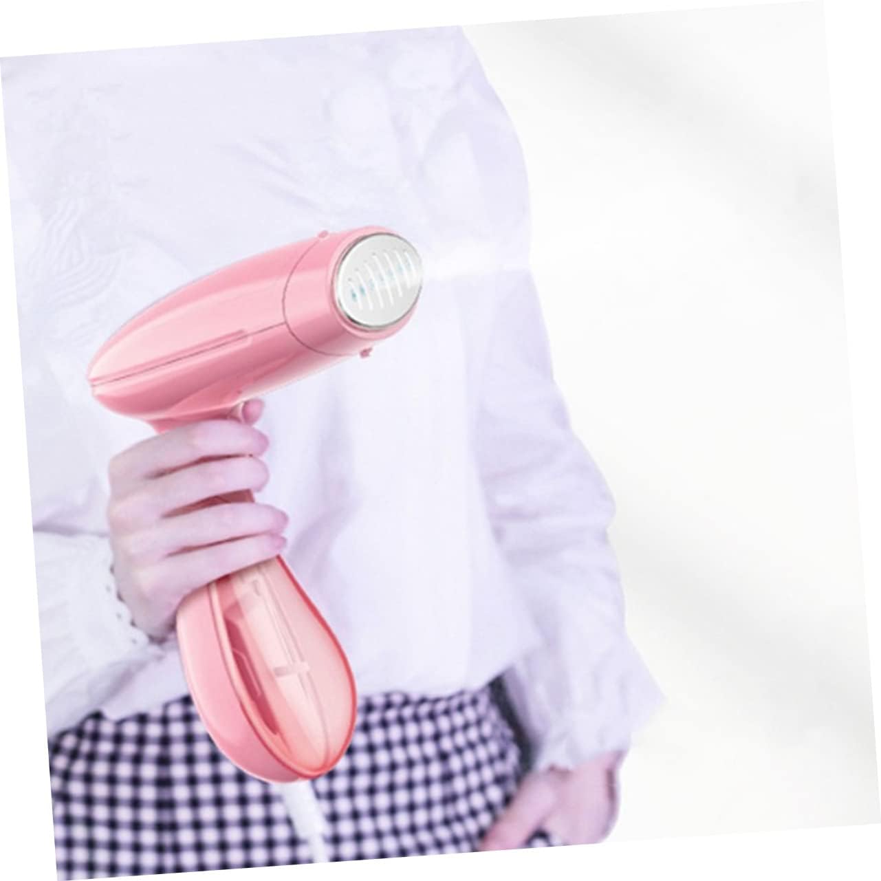Clothing Steamer Handheld Travel Iron Fabric Wrinkle Steamer for Garment Small Lightweight for Nylon Wool Cotton Shirts Jeans Easy to Store