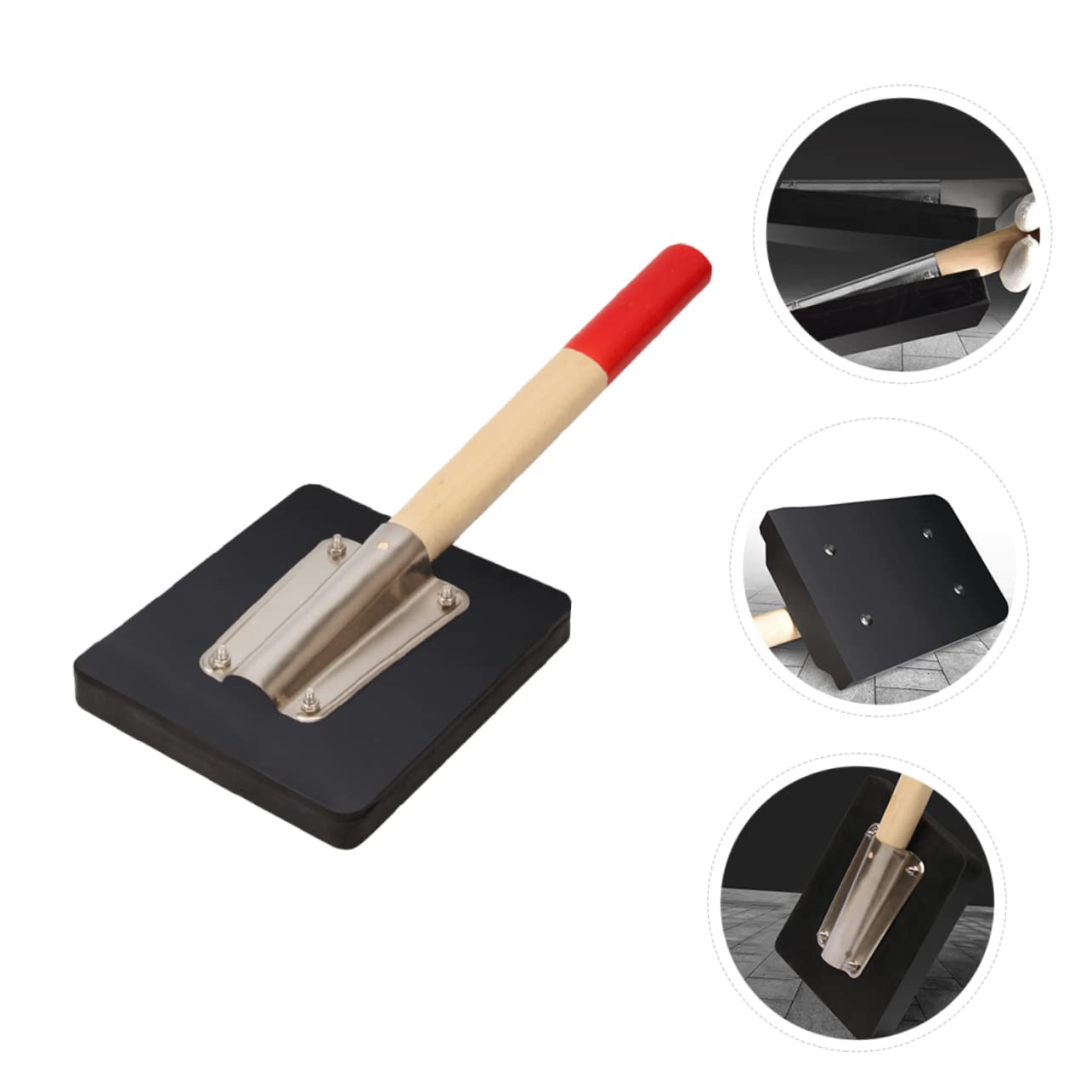 Hemobllo Maillet Caoutchouc Pour Aplanir Les Carreaux Outil De Construction De Pavage Maillet Caoutchouc Utile