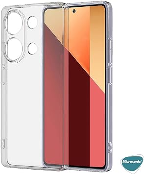 Case for Microsonic Xiaomi Redmi Note 13 4G Transparent Soft Transparent [Case Compatible with Redmi Note 13 4G - Transparent]