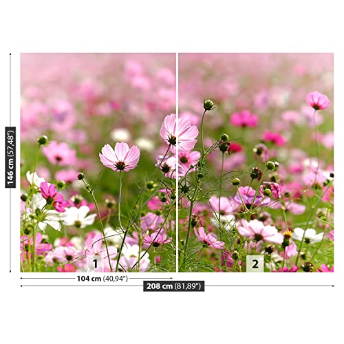 Papier peint fleurs d'espace protection murale robuste Tulup - 7