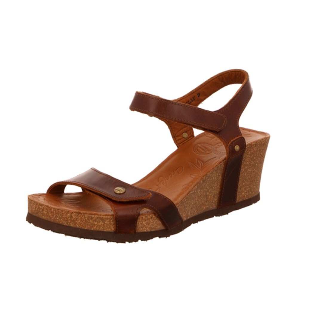 PANAMA JACK Julia Basics Damen Offene Sandalen mit Keilabsatz