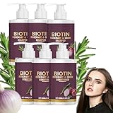 Zwiebel-Biotin-&-Rosmarin-Shampoo & Conditioner Set, Volumen-Shampoo & Conditioner für dünner...