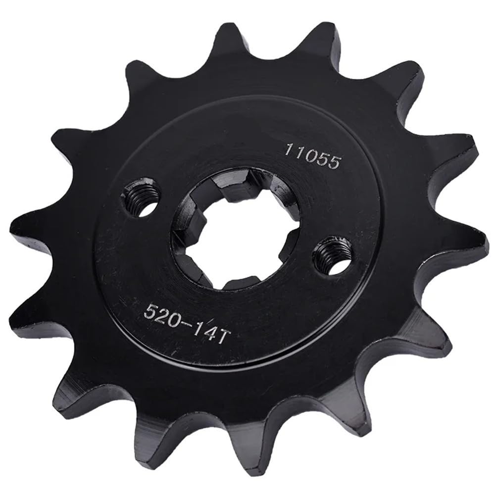 Pignone anteriore 520 a 14 denti for 125 200 RC Duk/e 2013-2021 | Parte trasmissione moto in acciaio 14T con catena Drive Gear 520 for modelli RC Duk/e