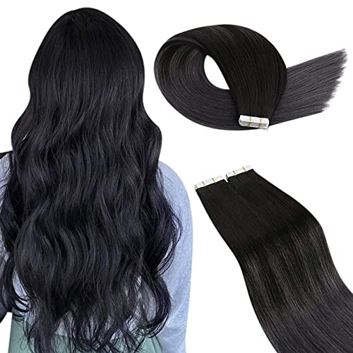 Skin Weft Tape in Hair Extensions Human Hair 20 Inch Tape in Silver Ombre Hair Extensions 100Grams Tape in Hair Extensions Real Human Hair 40Pieces
