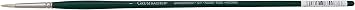 Grumbacher Gainsborough Round Oil and Acrylic Brush, Hog Bristle, Size 1 1271R.1