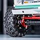 INJORA Schwarzes Rad Hexadezimal Nabe +8mm Extender für Axial SCX24 Upgrade 1/24 RC Crawler, 4 Stück