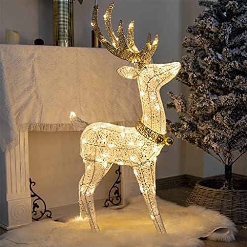 Vanthylit Reindeer Christmas Decoration, 48 Inch Outdoor Reindeer...