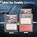 600ct Perfect Fit Sleeves, Perfect Fit Card Sleeves, Inner Sleeves MTG, Exact Fits Sleeve for Double-Sleeving, High Clarity Trading Card Sleeve for PKM, TCG, Gaming Cards