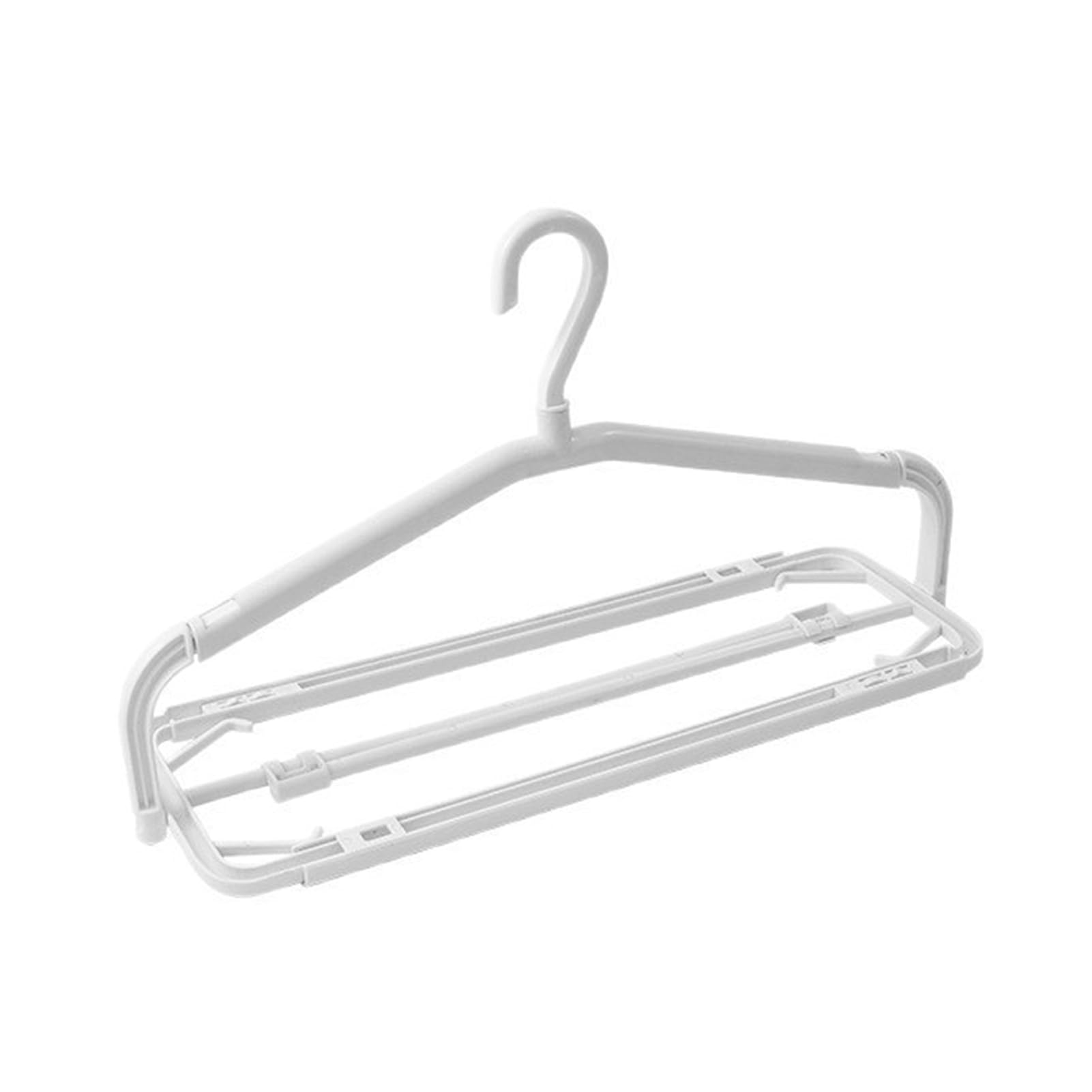 Zentriva Retractable Coat Hanger, Foldable Non-Slip Telescoping Drying Rack