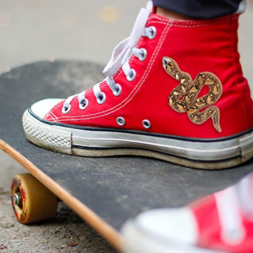 Webeedy 4 Pcs Handmade Rhinestone Snake Beaded Patches Sew On Crystal Appliques Decorative Badge Sewing Accessories For Clothes Bag Pants Shoes Hats Diy Projects #TOP6