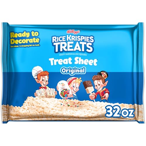 Rice Krispies Treats Marshmallow Treat Sheet, Kids Snacks, Baking Project,