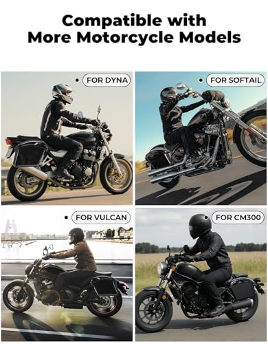 KEMIMOTO Impact-Resistant Hard Saddlebags