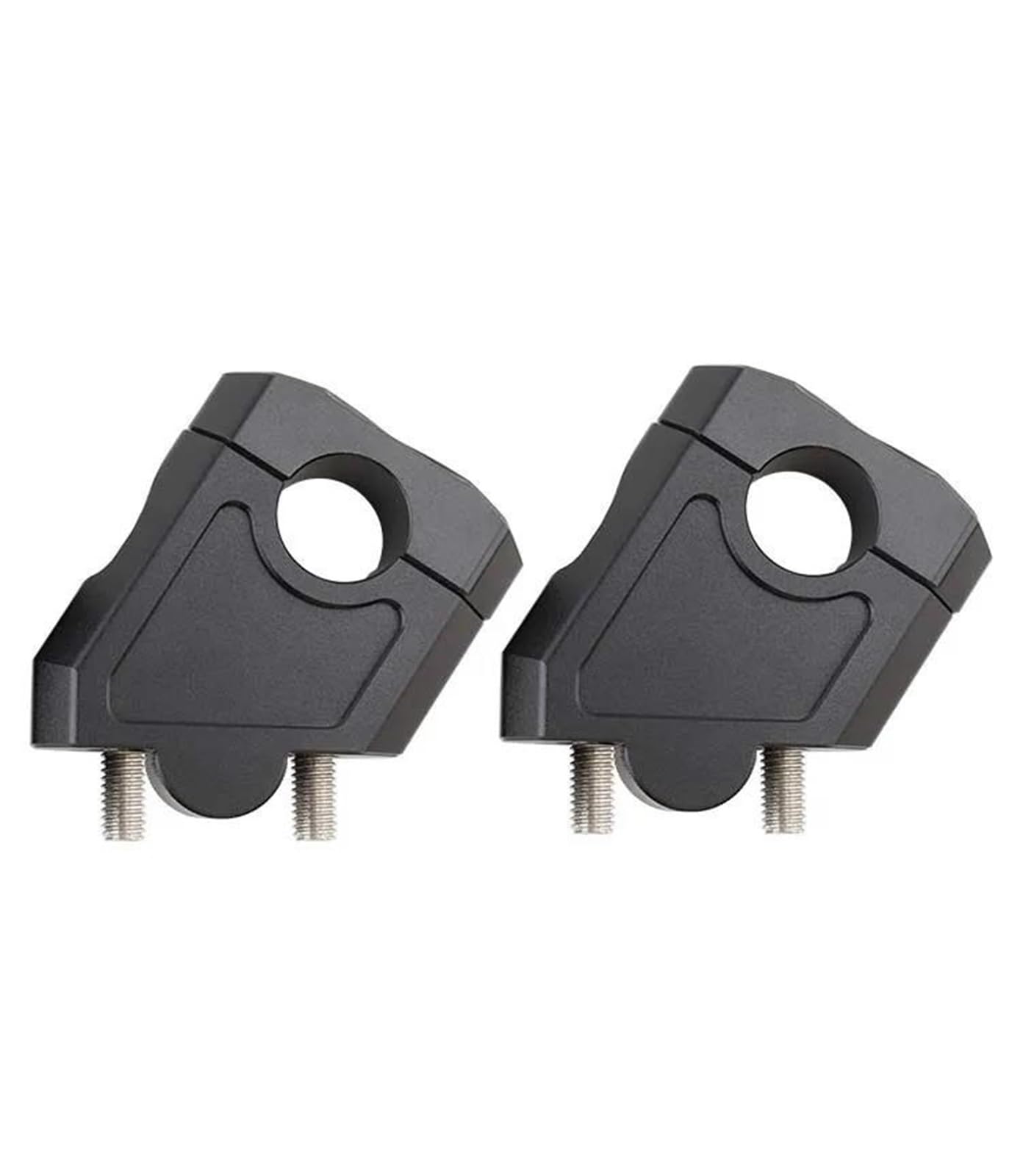 Hdhcscagh Black 22 25 28 Mm Motorcycle Universal Handlebar Riser Heightening Clamp Mount Handlebar Clamps Risers(,25Mm)
