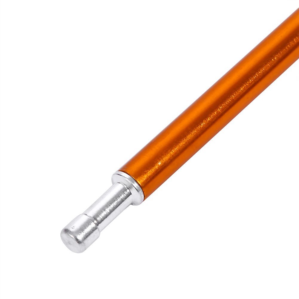 Yosoo Drążek do namiotu kempingowego na zewnątrz, 2 szt./zestaw 8,5 mm stop aluminium pręt do namiotu zamiennik drążki podpierające akcesoria