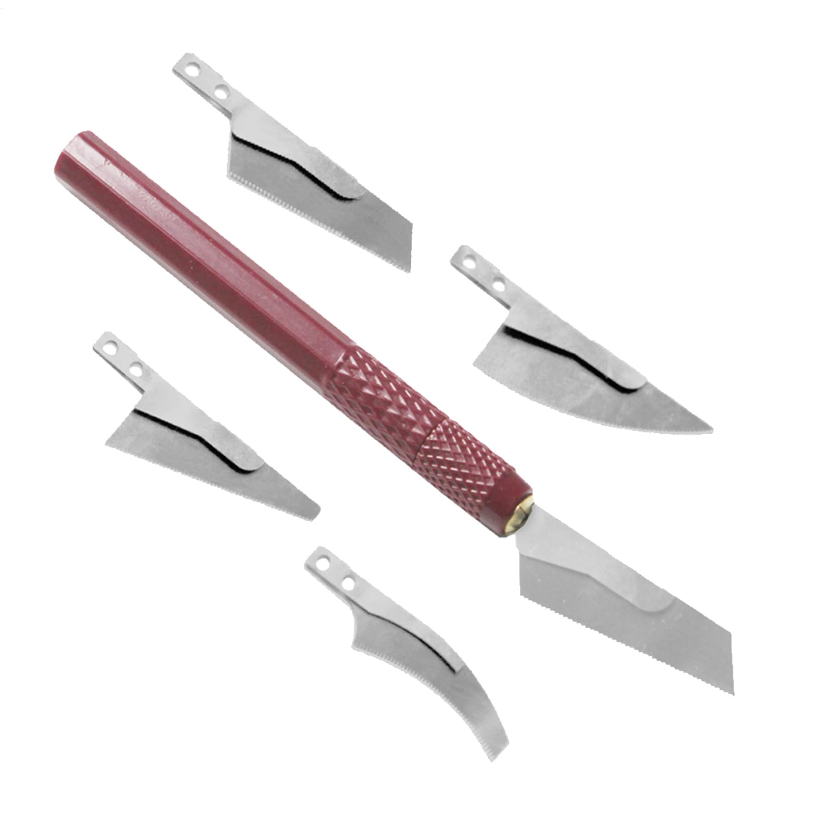 Kit di Seghetti da Modellismo di Precisione | 4 Utensili Mini per Taglio, Intaglio e Rifinitura | Per Legno, e Hobby Fai da Te | Ideale per Lavori di Dettaglio e Precisione