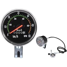 YUEWO Bicycle Motor Kit 80cc 2-Stroke Motorized Bike Kit, DIY Petrol Gasoline Engine Bicycle Conversion Set with Speedometer for 24", 26" and 28" Bikes