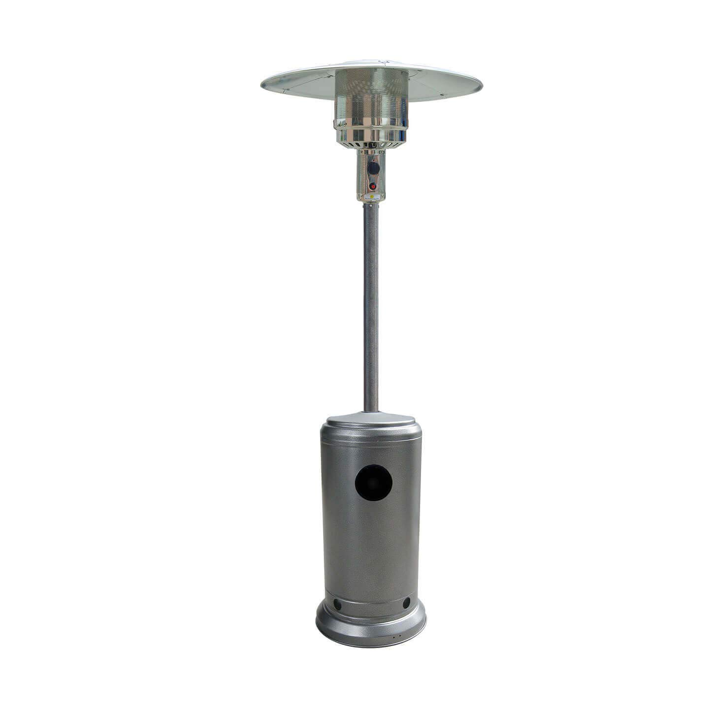 milani home Fungo Riscaldante per Esterno Stufa per Giardino in Acciaio A Gas Butano Calore per Bar Ristorante Albergo