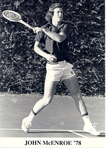JOHN MCENROE STANFORD CARDINAL TENNIS 8X10 SPORTS ACTION PHOTO (JR-2)