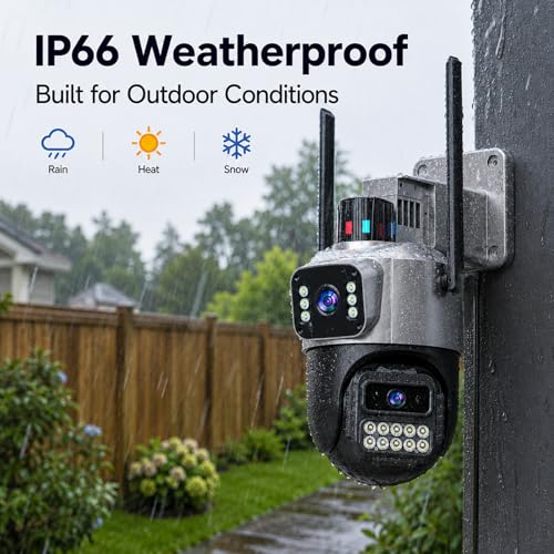 6MP Dual Lens Outdoor Security Camera - image 4