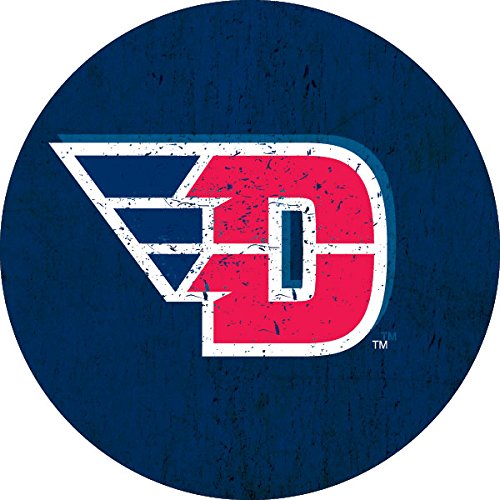 Dayton Flyers Distressed Wood Grain 4 Inch Round Magnet Officially Licensed Collegiate Product