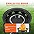 VEVOR Propane Fire Pit, 24-Inch Diameter Outdoor Portable Gas Fire Pit with Cover & Lava Rocks, Adjustable Flame Height Camping Firepit for Heating, Lighting, Gathering, 58,000 BTU, Black