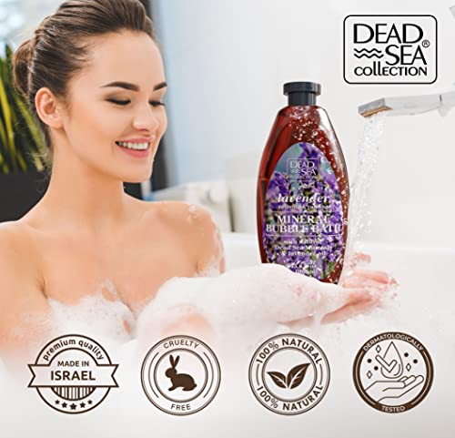 Dead Sea Collection Bubble Bath For Women And Men With Lavender Oil - Relaxing Foaming With Natural Minerals And Vitamins For Adult - Nourishing And Moisturizes Skin - Pack Of 2 (67.6 Fl.oz) #TOP5