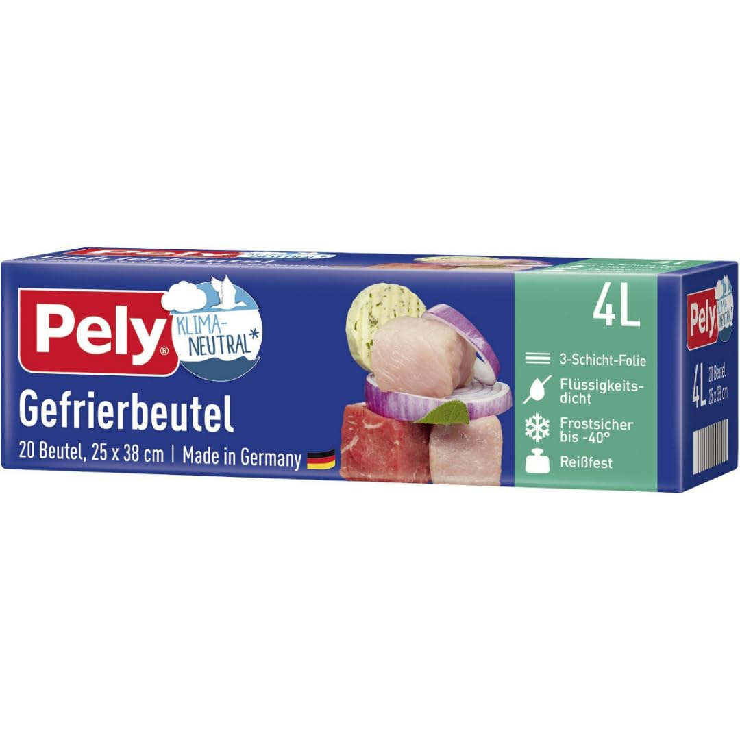 Pely Gefrierbeutel 4 Liter 20 St. x 10 STÜCK