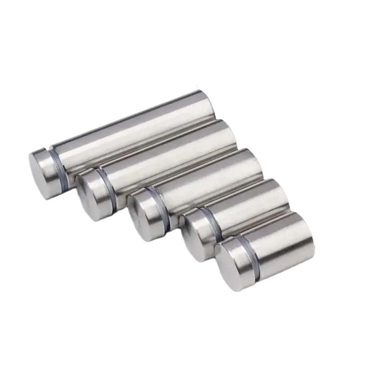 Pernos inoxidables del Soporte, 25 uds, Tornillos separadores de señales de Acero Inoxidable adecuados for Fijaciones de separadores for Carteles de Vidrio(16mmx40mm)