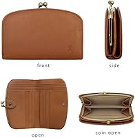 Amazon | [AYANOKOJI] がま口 二つ折り ラウンド財布 X＿ナマラカーフ