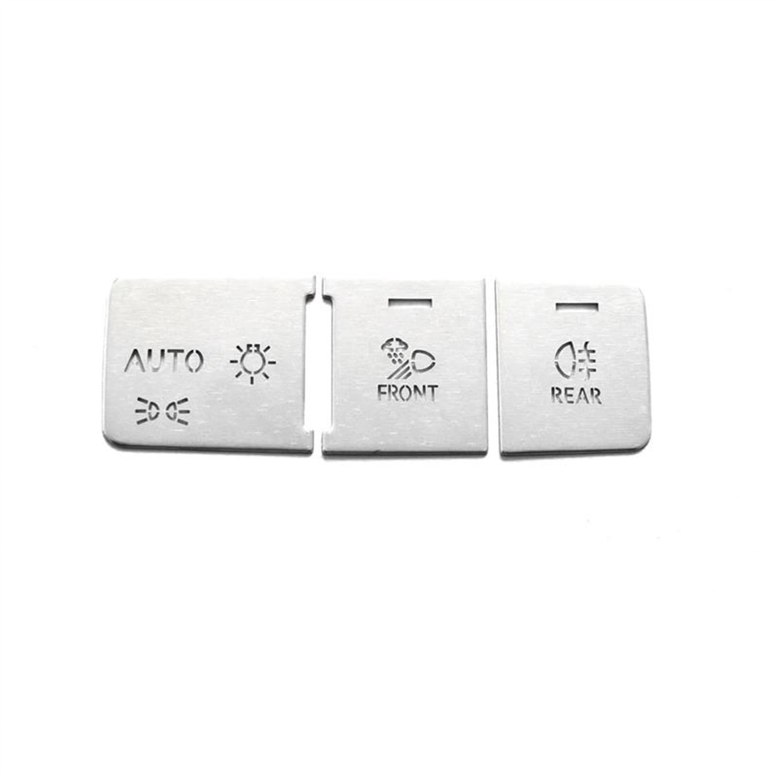 Piwine Onecolor Car Styling Interior Accessories Headlight Adjustment Buttons Sequins Trim Cover For Audi A6 C8 A7 A8 2019-2021