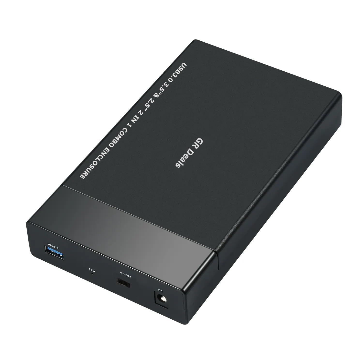 GR Deals USB 3.0 2 in 1 External Hard Drive Casing for 2.5″ & 3.5″ Sata Hard Drives Dual 2.5 inch and 3.5 inch HDD Enclosure. Up to 16TB Support UASP. 2in1 Combo Fastest with 5 GBPS Enclosure. (Black)-image-45