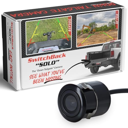 Switchback Solo Down Tailgate Backup Camera for Truck – Back Up Camera Plug & Play (Ford, Ford F-150 2015-2020)