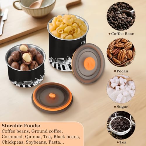 Envase de Café ATTX de Acero Inoxidable 900 ml con Tapa Hermética miniatura 5