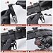 LIVANS Molle Belt Clip Key Holder Tactical Battle Belt Plate Carrier Vest Attachment Clip for Hanging Keys or Gloves, Universal Fit Molle Accessories Clip |T-Mount Clash Hook, Include Z-Buckle(B-1)