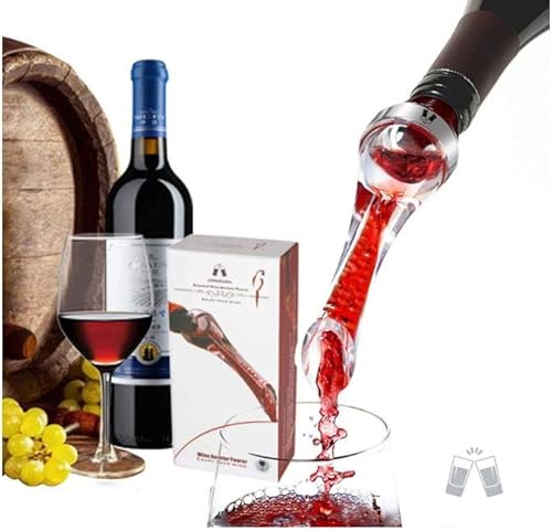Miniatura 7 de LEMONSODA Vertedor de aireador de vino - esencial aireador de vino vertedor con boquilla transparente