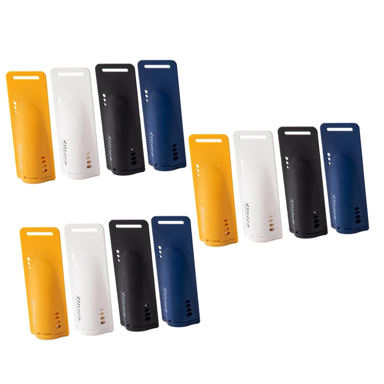 minkissy 12pezzi Capsule Deodoranti Per Scarpe e Armadi Giallo Blu Bianco Nero Soluzione Pratica Per Eliminare Odori Adatta Per Casa e Viaggi Design Creativo e Facile Da Usare
