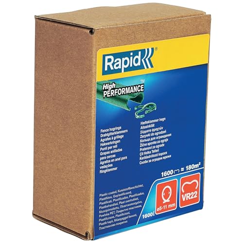 Agrafes à grillage 5-11 mm Rapid VR22 acier galvanisé pour fixation clôture et cage